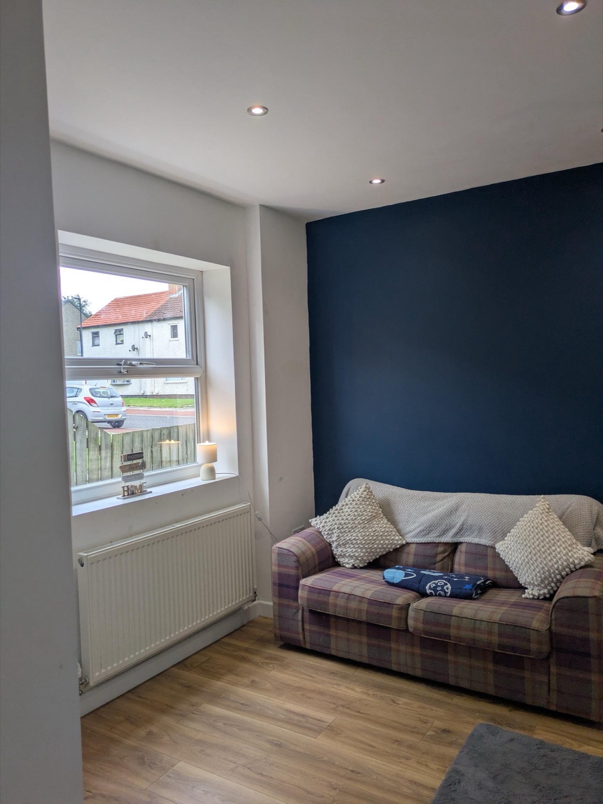 Snug living space at Field House